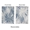 World Rug Gallery Tropical Leaves Nature Inspired Indoor/Outdoor Runner Rug 2' x 7' Blue 4030BLUE2X7 - alternate 8